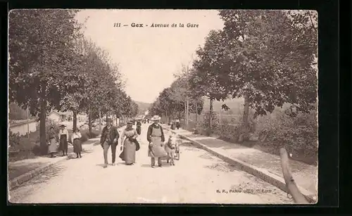 AK Gex, Avenue de la Gare