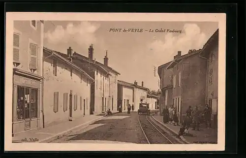 AK Pont-de-Veyle, La Grand Faubourg, Imprimerie