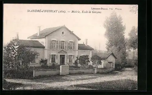 AK St-Andre-d`Huiriat, Mairie, Ecole de Garcons