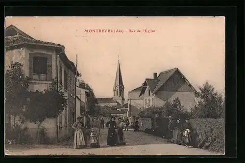 AK Montrevel, Rue de l`Eglise