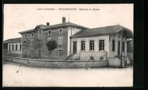 AK Beligneux, Mairie et Ecole