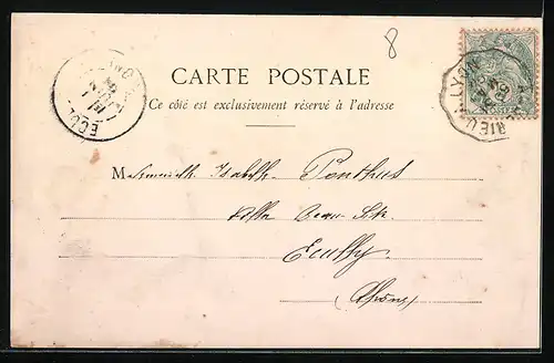 AK La Valbonne, Vue de la Place