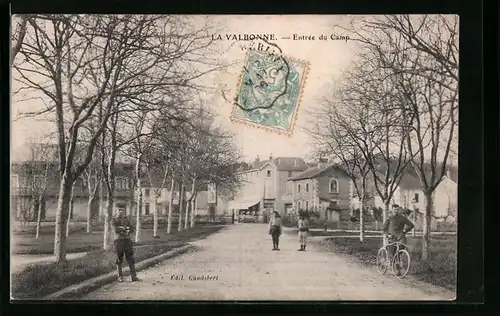 AK La Valbonne, Entree du Camp