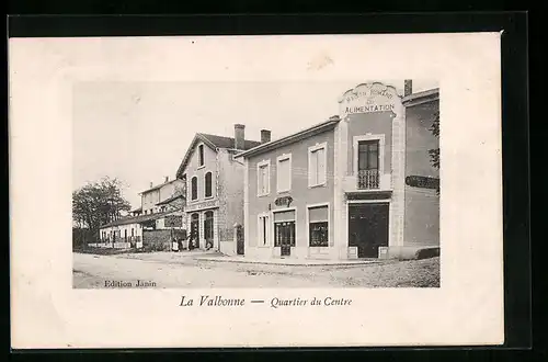 Präge-AK La Valbonne, Quartier du Centre