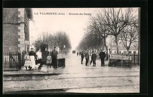 AK La Valbonne, Entree du Camp