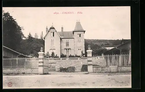 AK Coligny, Villa, facade