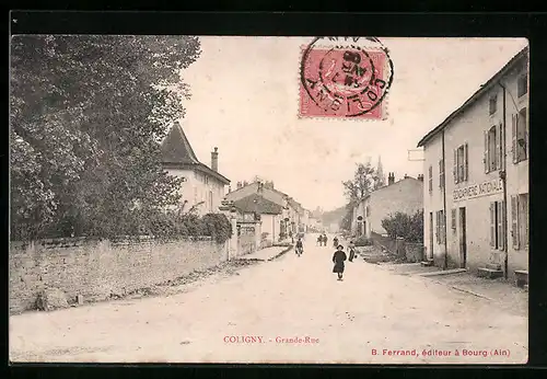 AK Coligny, Grande Rue, Gendarmerie Nationale