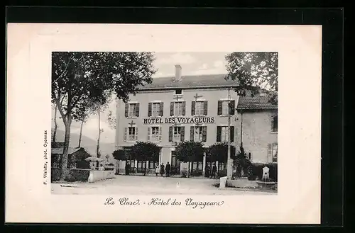 Präge-AK La Cluse, Hotel des Voyageura