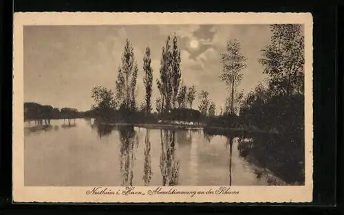 AK Northeim i. Hann., Abendstimmung an der Rhume