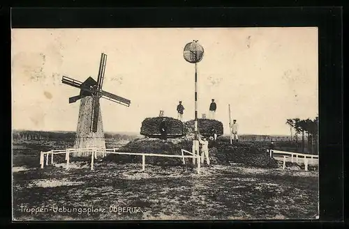 AK Döberitz, Windmühle auf dem truppenübungsplatz