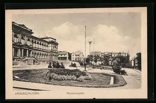 AK Kaiserslautern, Grünanlagen auf dem Museumsplatz