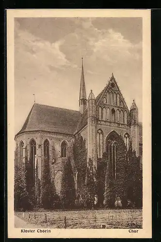 AK Kloster Chorin, Gartenseite am Chor