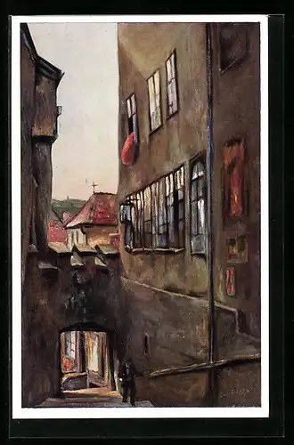 Künstler-AK Mons: Lauterbach i. Hessen, die Pforte