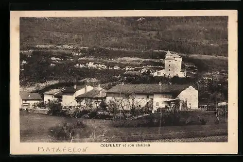 AK Coiselet, Vue generale, Chateau