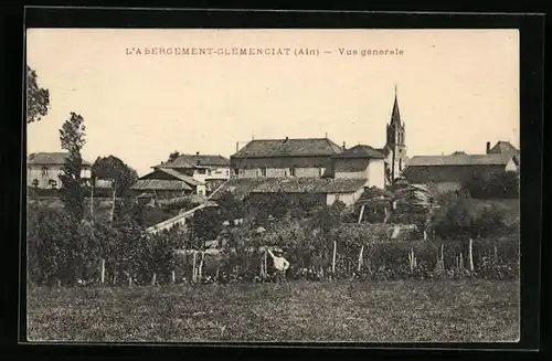 AK L`Abergement-Clemenciat, Vue Generale, L`Eglise