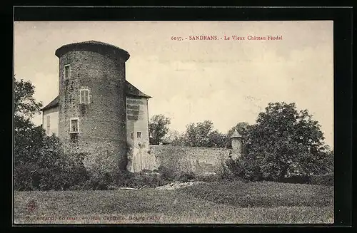 AK Sandrans, Le Vieux Chateau Feodal