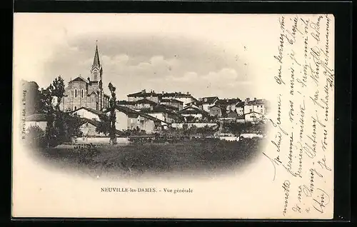 AK Neuville-les-Dames, Vue Generale, L`Eglise
