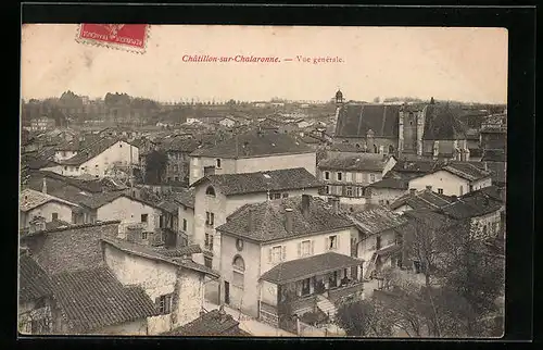 AK Chatillon-sur-Chalaronne, L`Eglise, Vue Generale