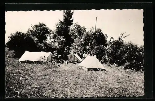 AK Montanges, Colonie des vacances La Bande Joyeuse, Un Camp Volant