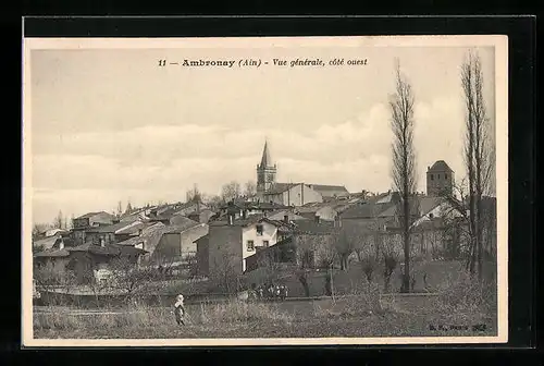 AK Ambronay, Vue générale, coté ouest