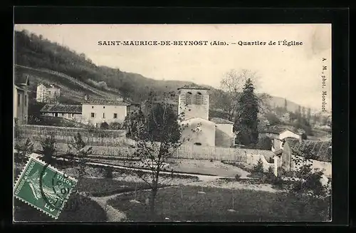AK Saint-Maurice-de-Beynost, Quartier de l`Eglise
