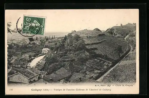 AK Coligny, Vestiges de l`ancien Chateau de l`Amiral de Coligny