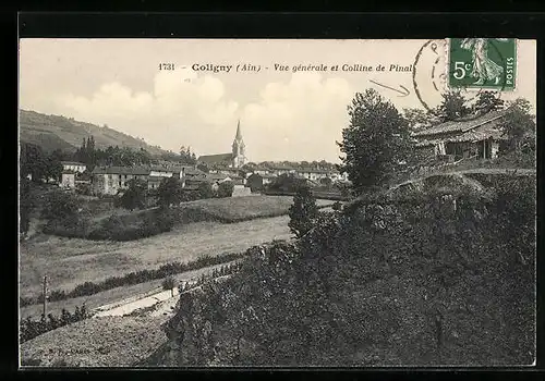 AK Coligny, Vue générale et Colline de Pinal