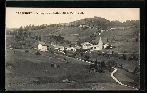 AK Apremont, Village de l`Eglise, dit le Petit Vallon