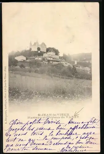 AK Saint-Jean-le-Vieux, Hameau et Chateau de Varey