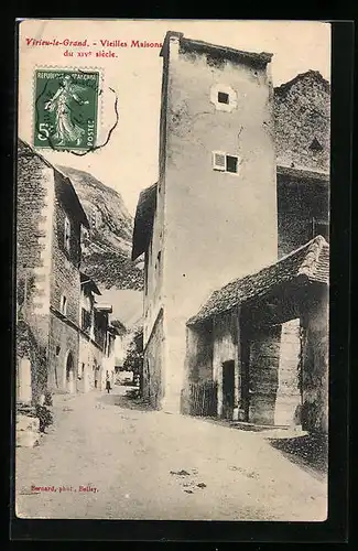 AK Virieu-le-Grand, Vieilles Maisons du XIVe siècle