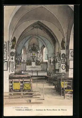 AK Vaux-en-Bugey, Intérieur de Notre-Dame-de-Nièvre