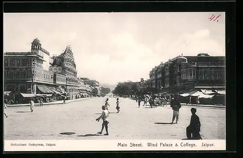 AK Jaipur, Main Street, Wind Palace and College