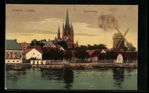 AK Werder / Havel, Mühlenblick