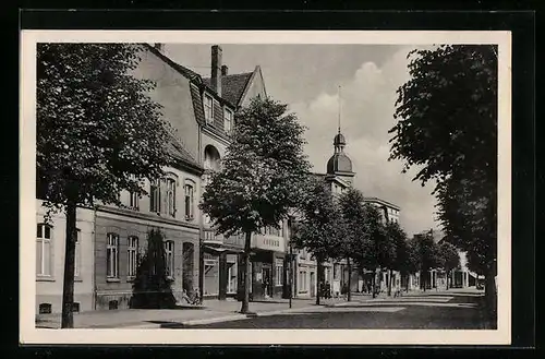 AK Güstrow, Eisenbahnstrasse