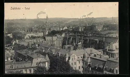 AK Zwickau / Sa., Totalansicht