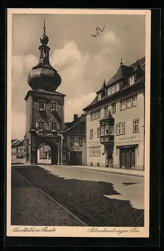 AK Saalfeld / Saale, Blankenburger Tor