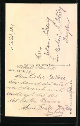 AK Wilkau / Sa., Rathaus