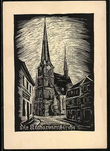 AK Zwickau / Sa., Katharinenkirche