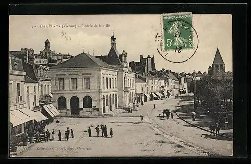 AK Chauvigny, Entrée de la ville