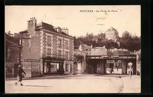 AK Poitiers, La Porte de Paris