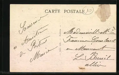 AK Poitiers, La Porte de Paris