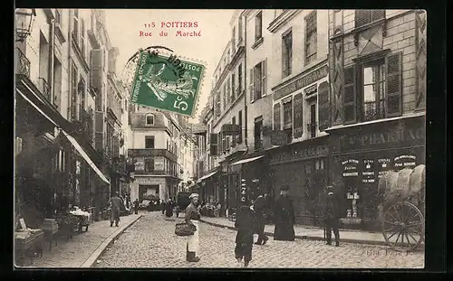 AK Poitiers, Rue du Marché