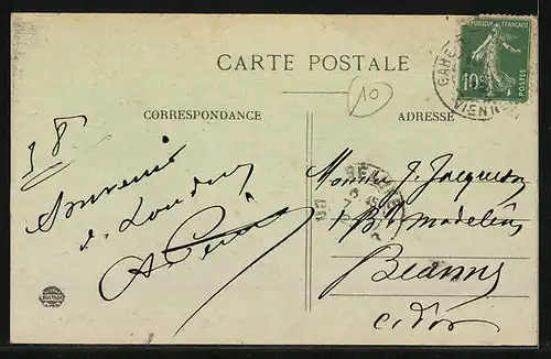 AK Loudun, La Rue Porte de Chinon