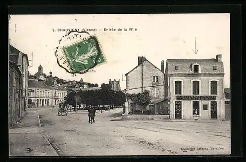 AK Chauvigny, Entrée de la ville