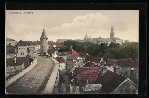 AK Homburg v. d. Höhe, Strassenpartie mit Häusern