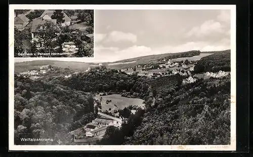 AK Altweilnau /Taunus, Gasthaus und Pension Herrmann