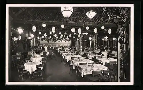 AK Berlin-Tiergarten, Innenansicht des Hauses Vaterland, Am Potsdamer Platz