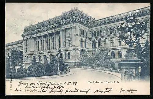 AK Charlottenburg /Berlin, Technische Hochschule