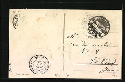 AK Gletscherpartie mit Bergsteigern