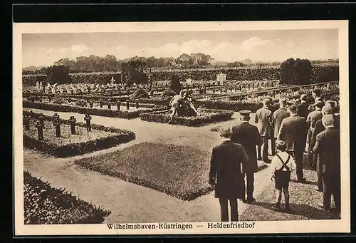AK Wilhelmshaven-Rüstringen, Heldenfriedhof